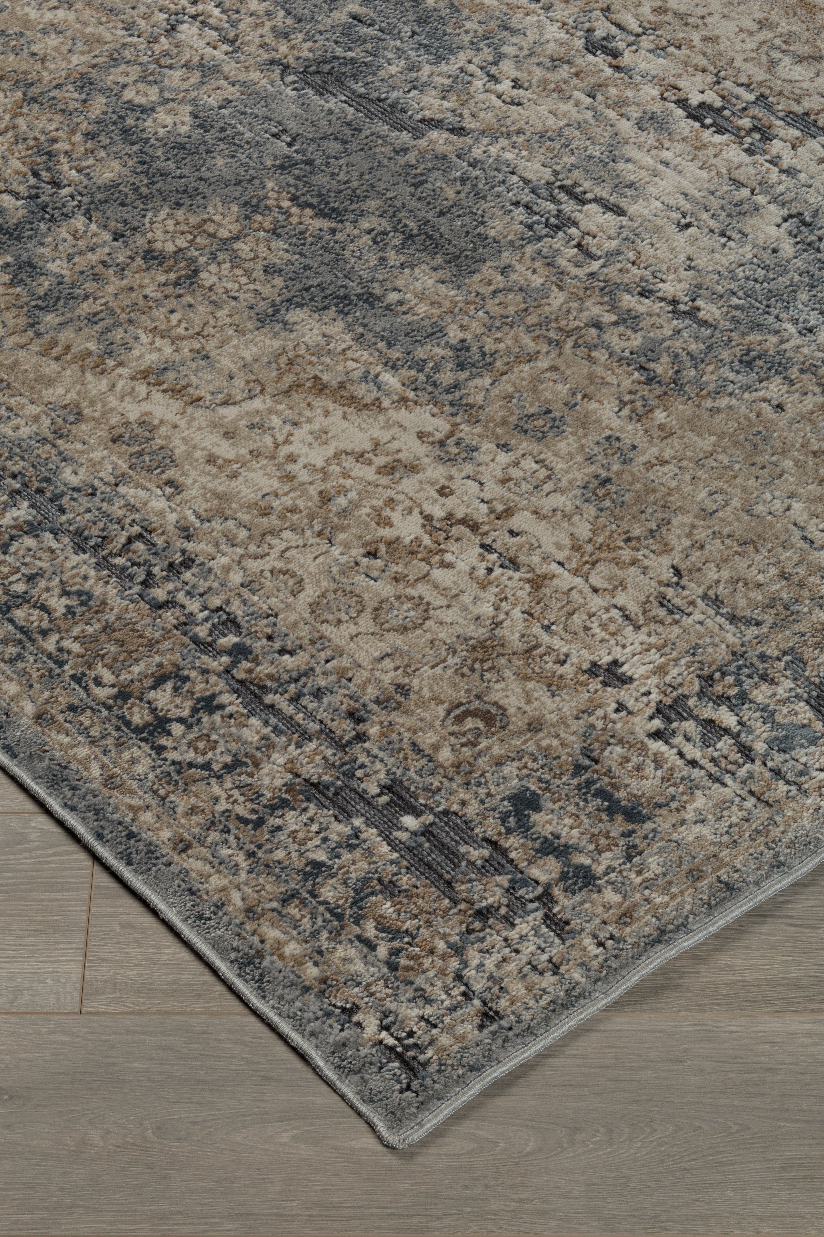 Warmstead Furniture - Ashley Furniture - South Rug - 5' x 7' Rug / Blue/Beige - R402722