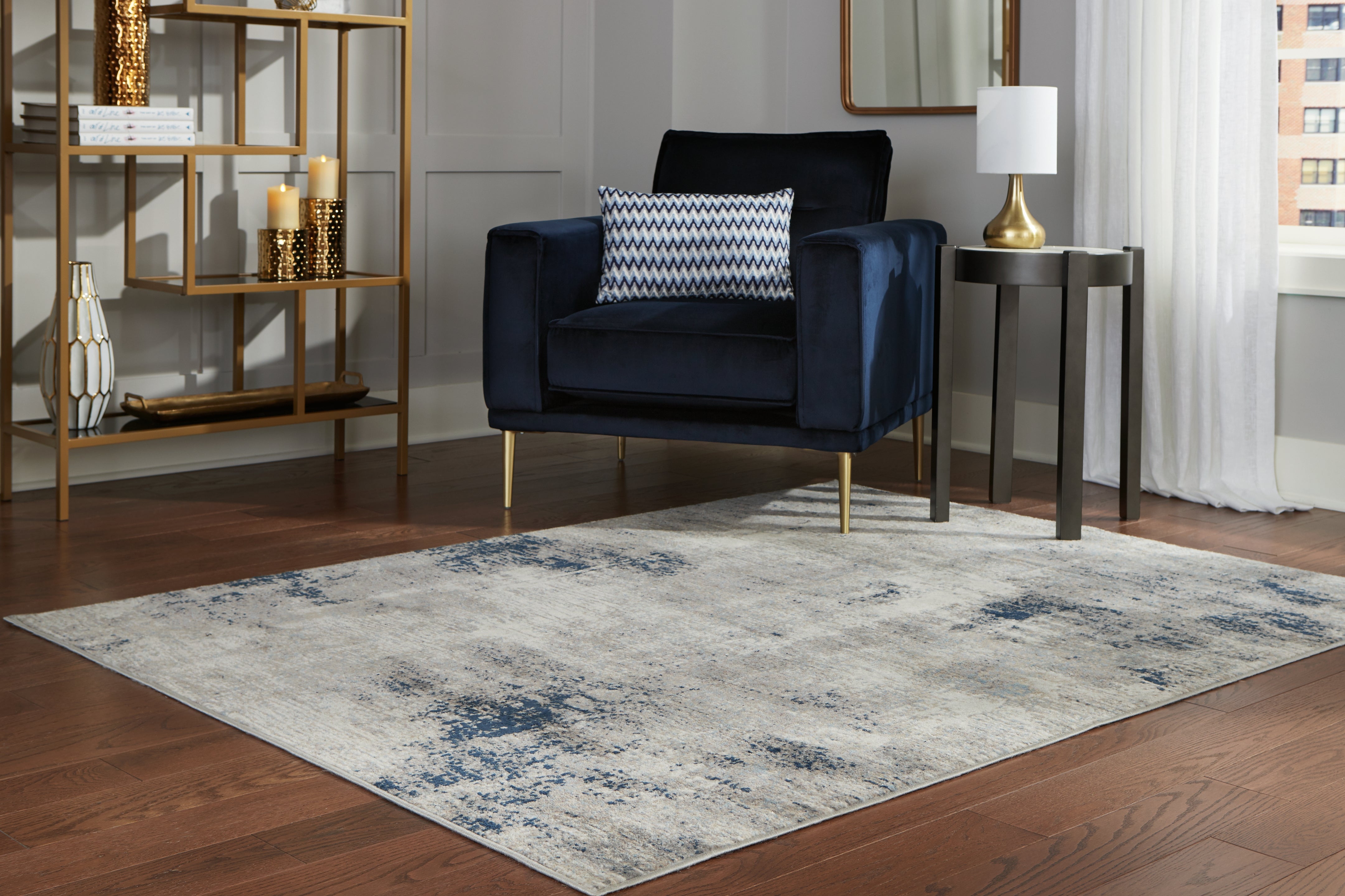 Warmstead Furniture - Ashley Furniture - Wrenstow Rug - 5'3" x 7'3" Rug / Multi - R403752