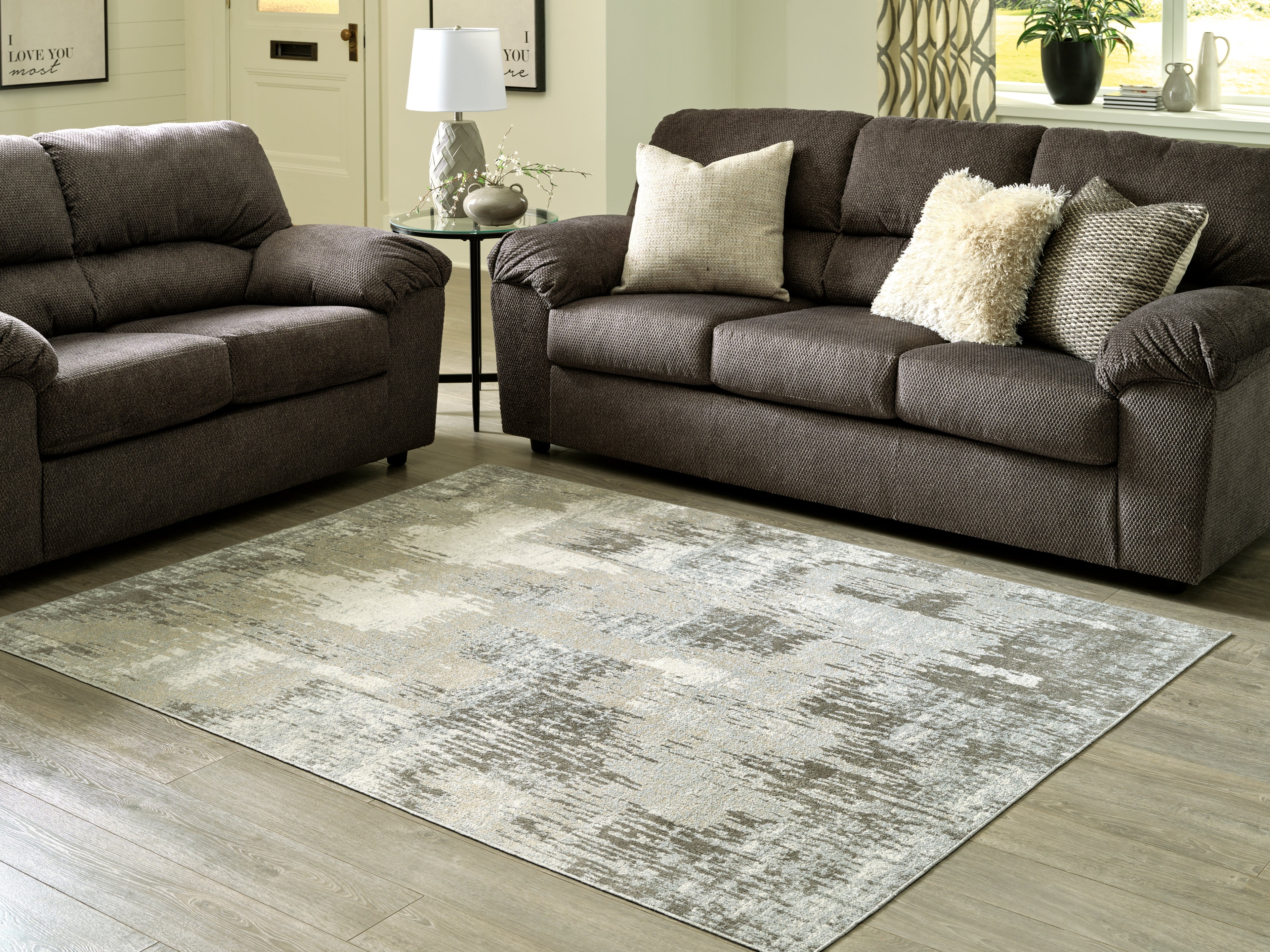 Warmstead Furniture - Ashley Furniture - Arriston Rug - 7'10" x 10' Washable Rug / Multi - R405561