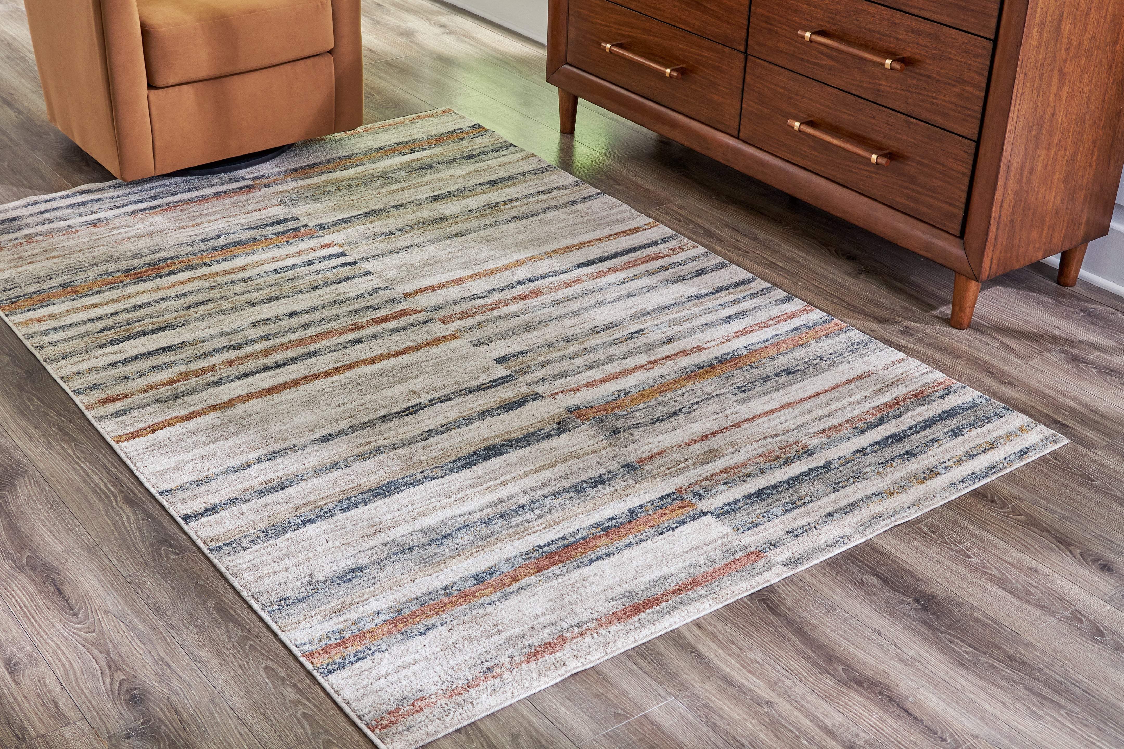Warmstead Furniture - Ashley Furniture - Kemart Rug - 5' x 7' Rug / Multi - R406682