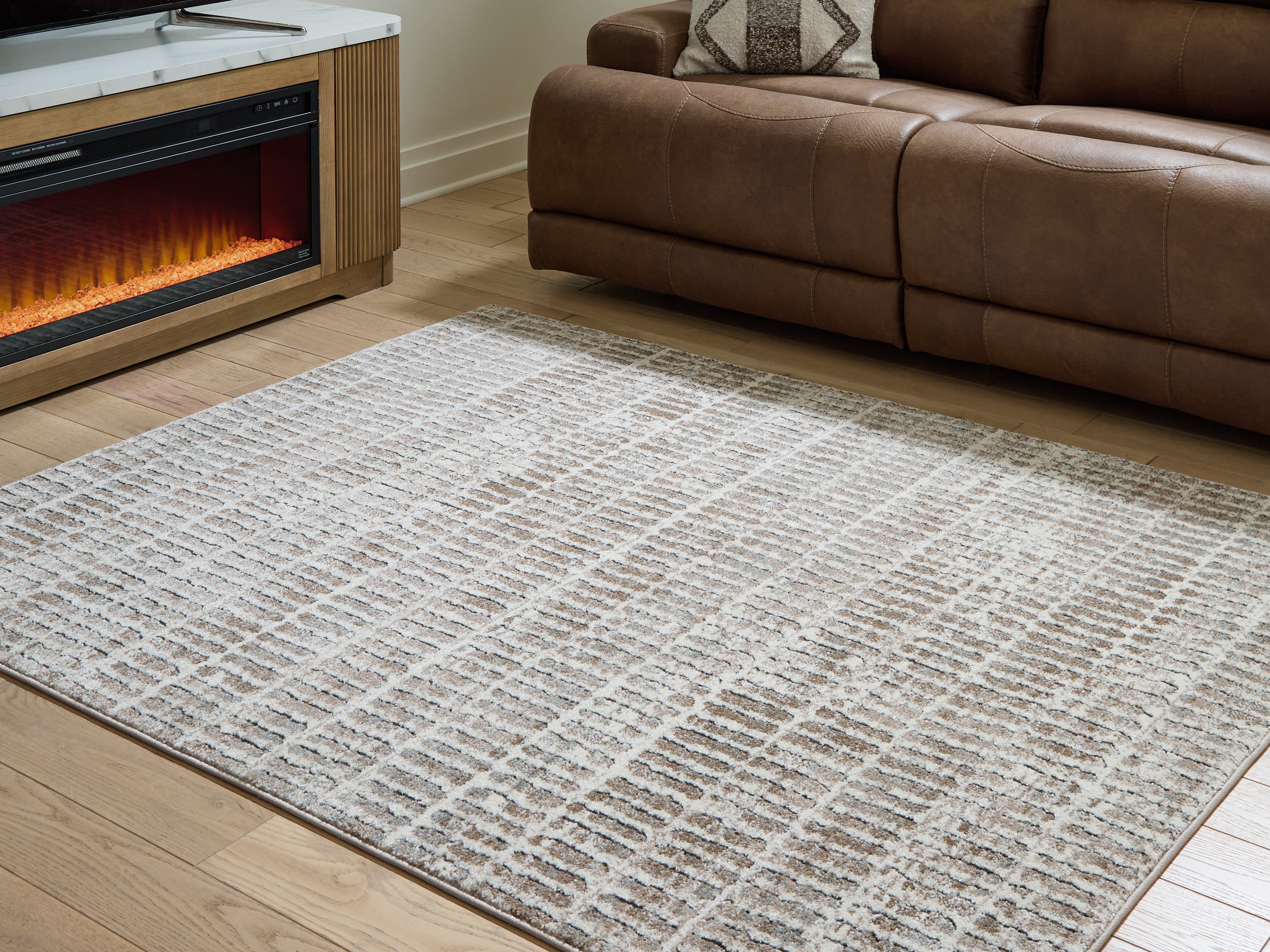 Warmstead Furniture - Ashley Furniture - Fuadwick Rug - 5'3" x 7' Area Rug / Multi - R407692