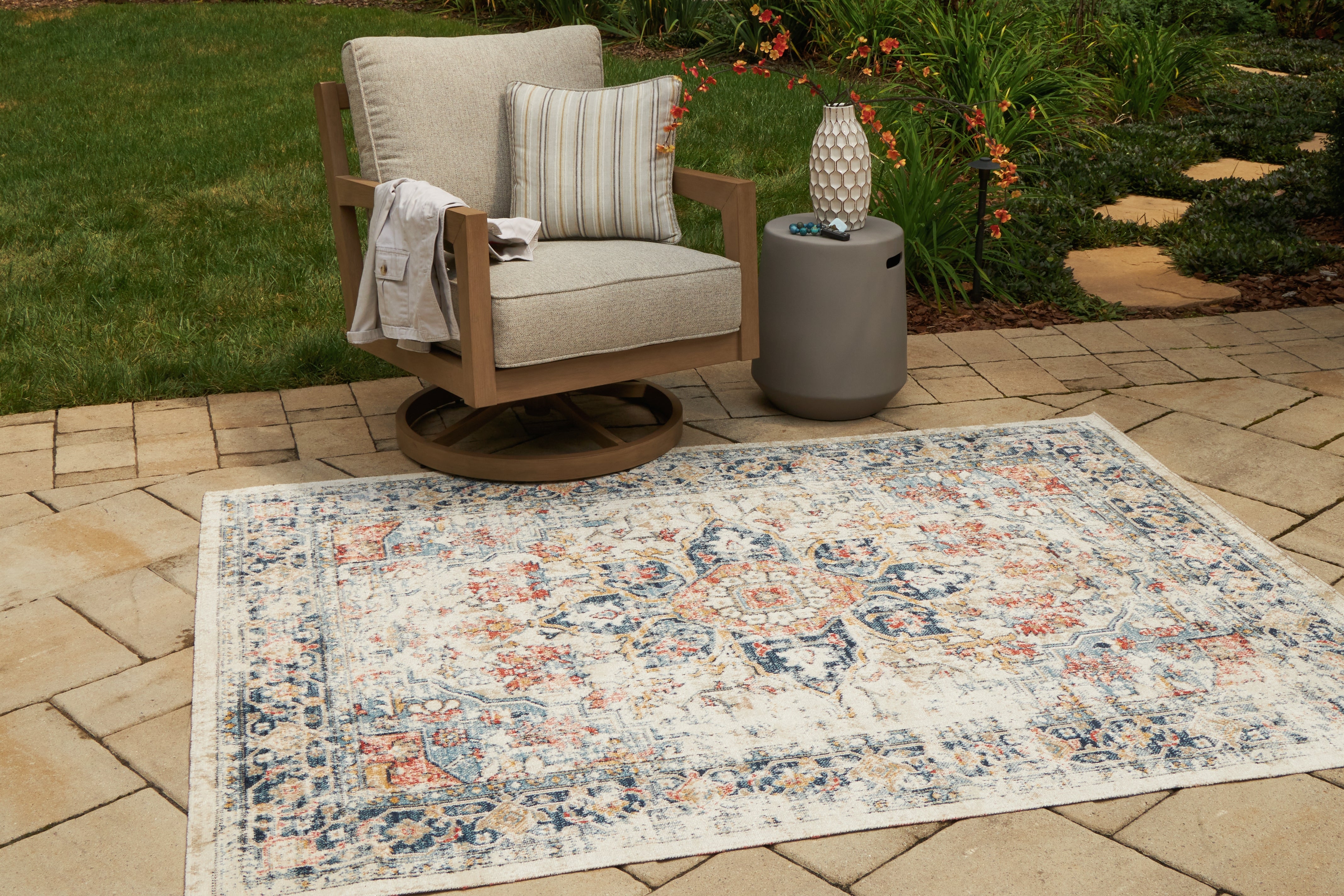 Warmstead Furniture - Ashley Furniture - Jarrpage Rug - 5' x 7' Rug / Multi - R900092