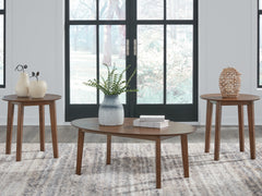 Warmstead Furniture - Ashley Furniture - Gordonay Table (Set of 3) - Occasional Table Set (3/CN) / Brown - T155-13