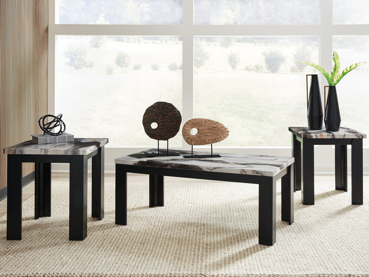 Warmstead Furniture - Ashley Furniture - Jazmore Table (Set of 3) - Occasional Table Set (3/CN) / Dark Brown - T255-13