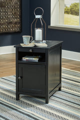 Warmstead Furniture - Ashley Furniture - Treytown Chairside End Table - Chair Side End Table / Brown - T300-117