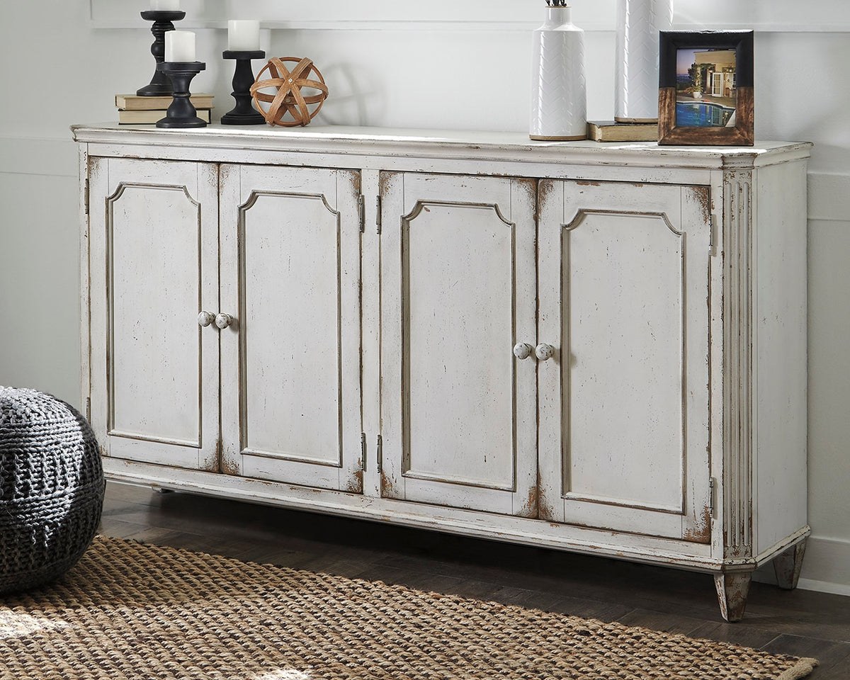 Warmstead Furniture - Ashley Furniture - Mirimyn Accent Cabinet - Accent Cabinet / Antique Teal - T505-762