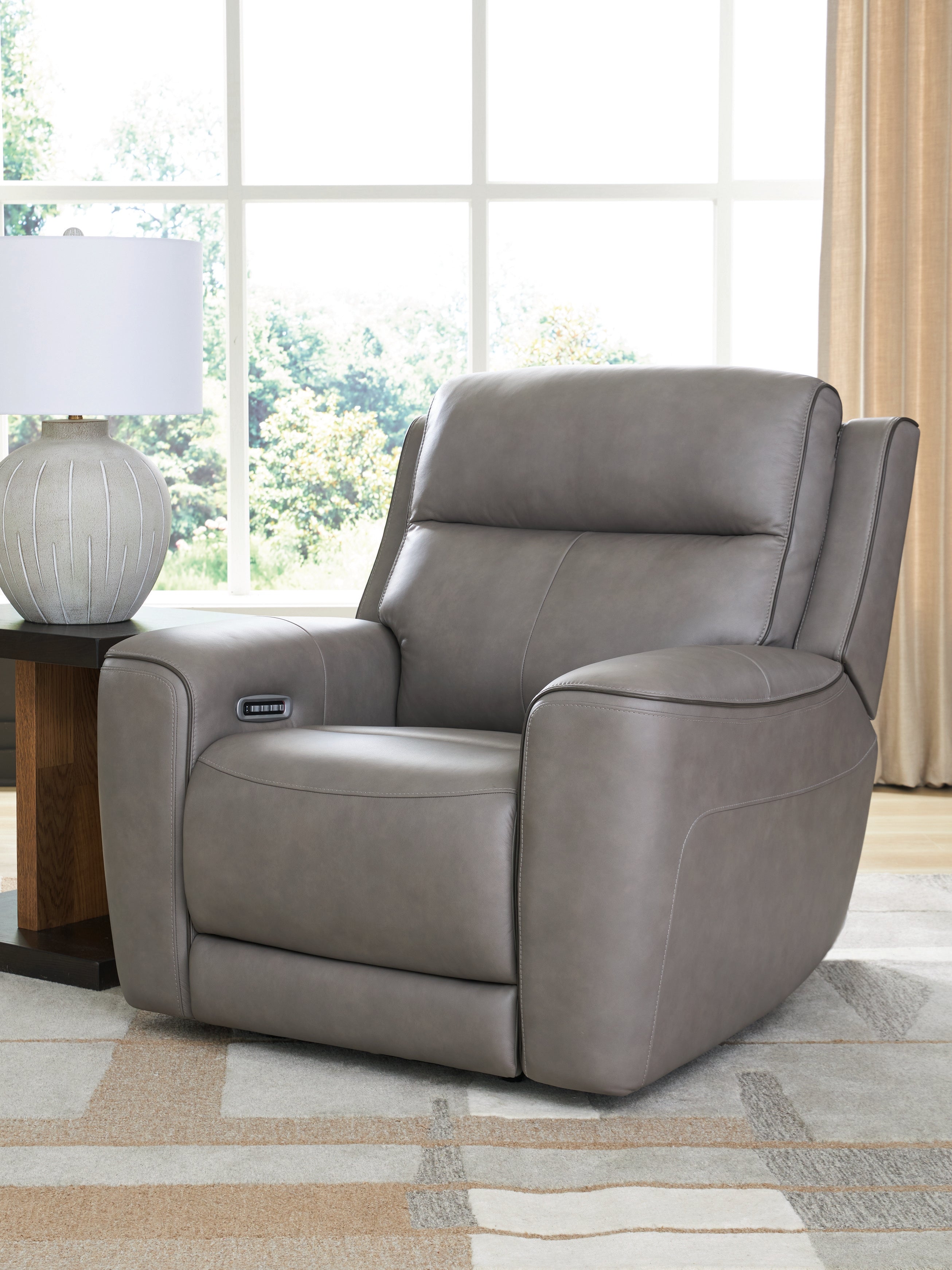 Warmstead Furniture - Ashley Furniture - 5Z-Comfort Living Room - PWR Recliner/ADJ Headrest / Coin - PCU1090013