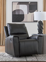 Warmstead Furniture - Ashley Furniture - Glossmore Living Room - Rocker Recliner / Black - PCU1170025