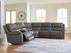Warmstead Furniture - Ashley Furniture - 5Z - Pittson Sectional - 6-Piece Power Reclining Sectional - PCU12600S5