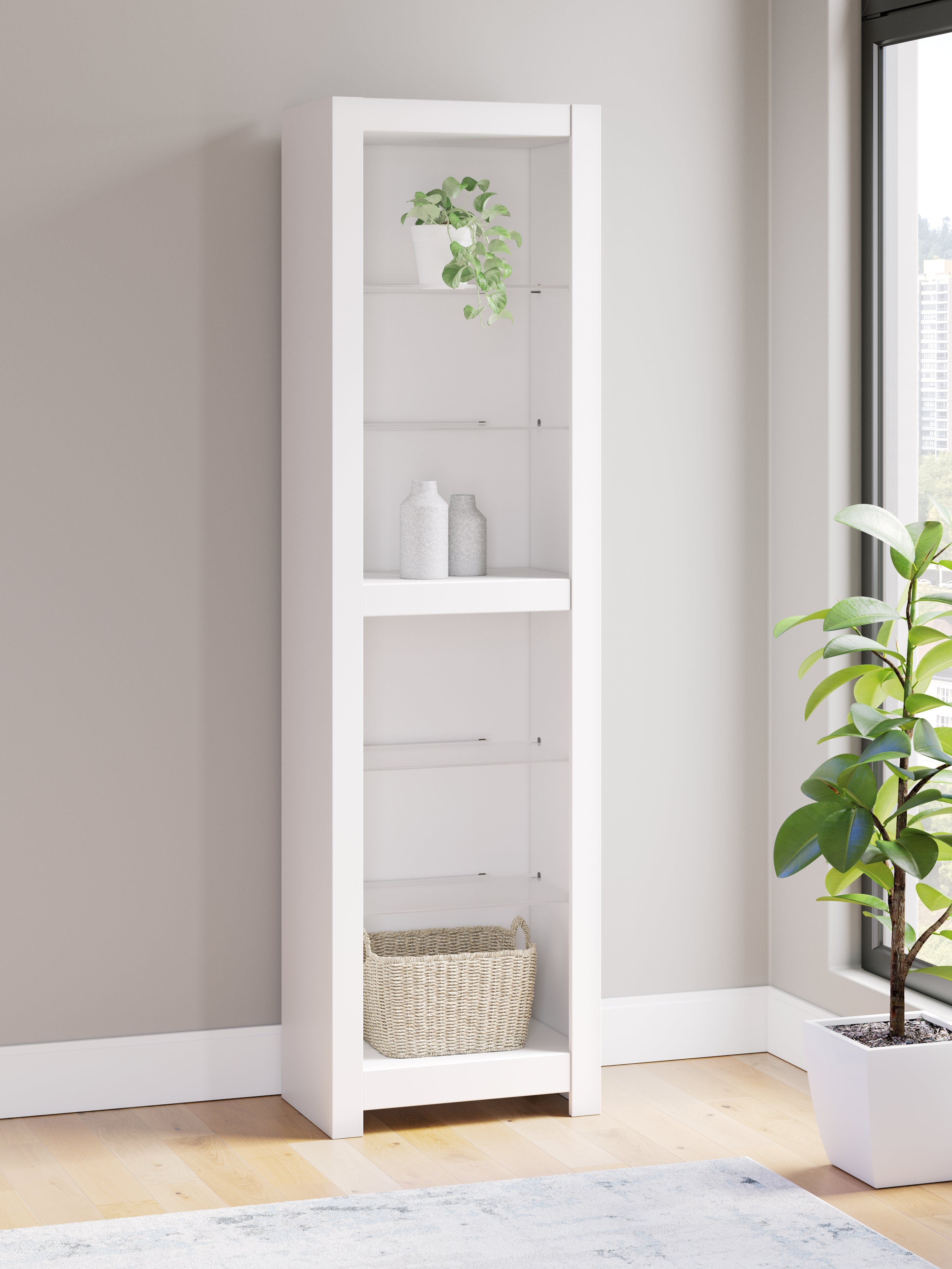 Warmstead Furniture - Ashley Furniture - Brollevi Entertainment Center - Pier / White - W2722-24
