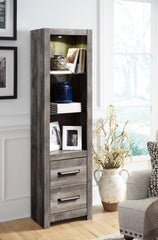 Warmstead Furniture - Ashley Furniture - Wynnlow Entertainment Center - 4-Piece Entertainment Center / Gray - W440W2